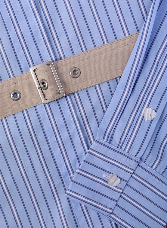 Рубашка ABRA Trench Shirt Blue/Beige