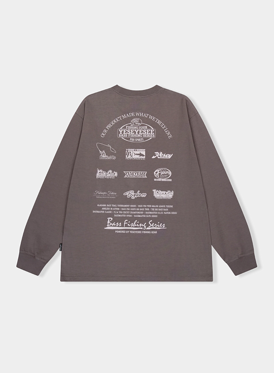 Лонгслив YESEYESEE Fishing Sponsors L/S Cocoa