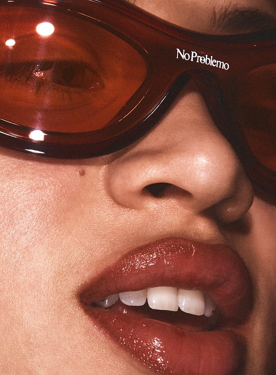 Очки NO PROBLEMO x LE SPECS Vortex Vermillion/Crimson Tint