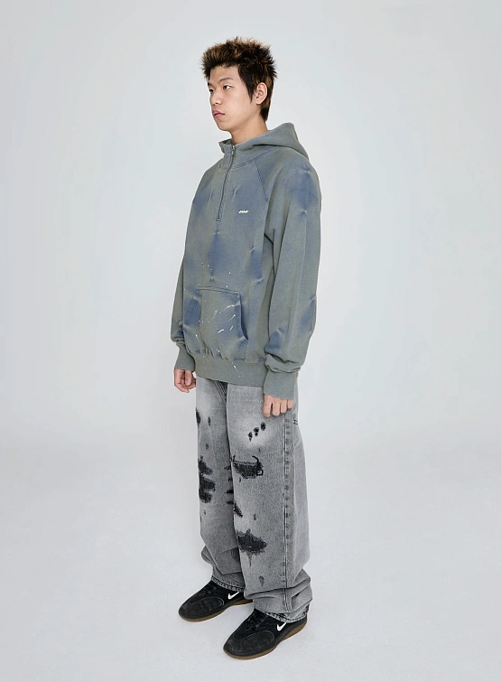 Худи YESEYESEE SN Painted Hoodie Smoky Blue