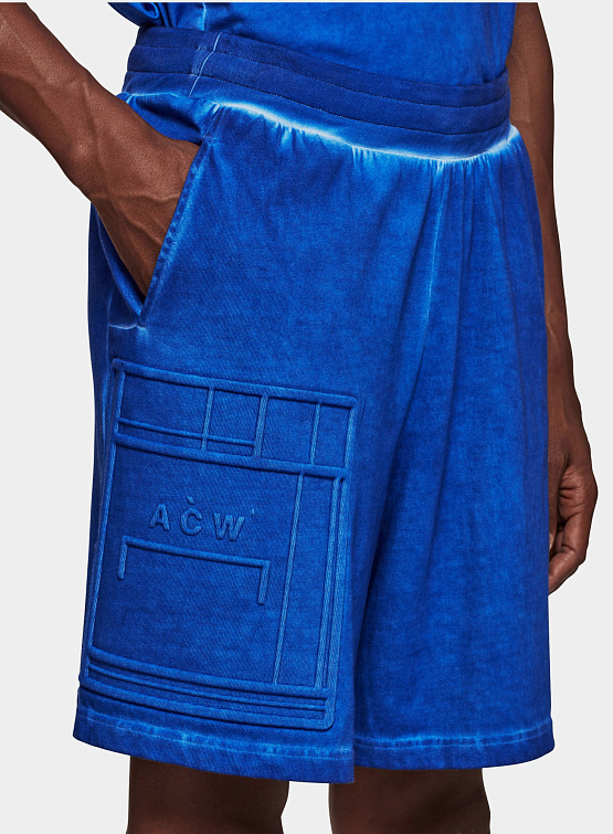 Шорты A-COLD-WALL* Dissolve Cobalt