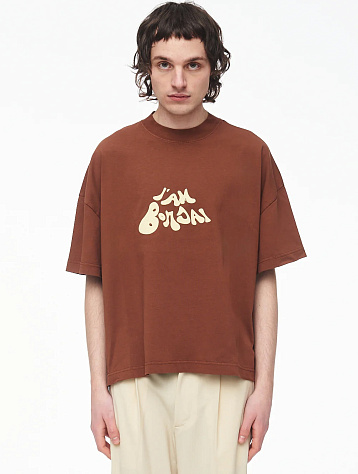 Футболка BONSAI Oversize Puff Printed Graphic Glazed Ginger