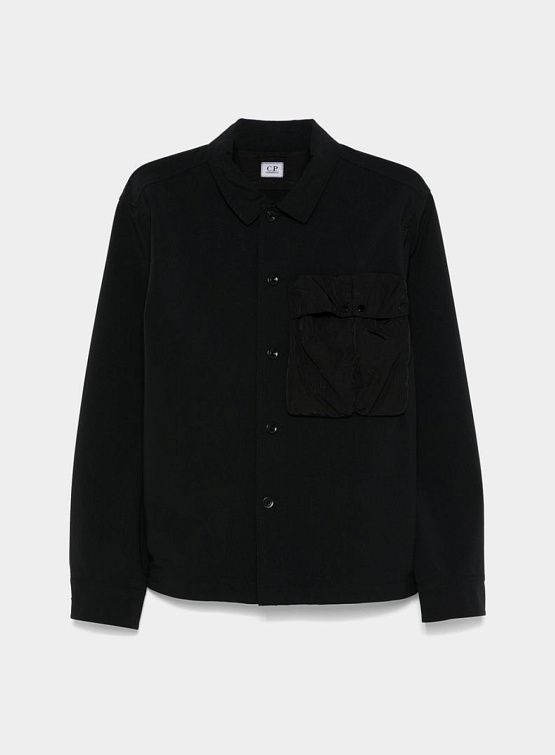 Овершот C.P. Company GD Shell Mixed Buttoned Black