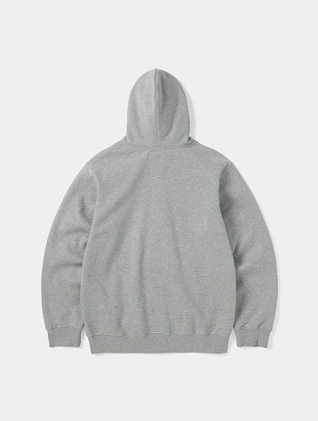 Зип-худи thisisneverthat DSN-Logo Zip Up Heather Grey
