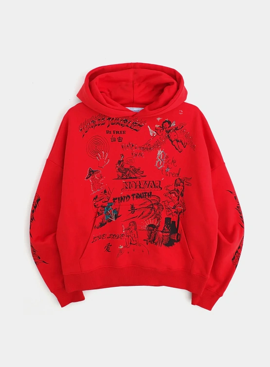 Худи Jungles Jungles Find Truth Hoodie Red