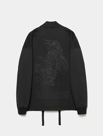 Кимоно MAHARISHI 1495 Crow & Heron Sweat Kimono Black