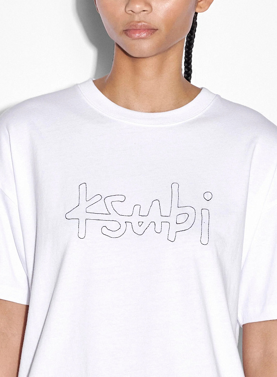 Женская футболка Ksubi 1999 Oh G SS Tee White