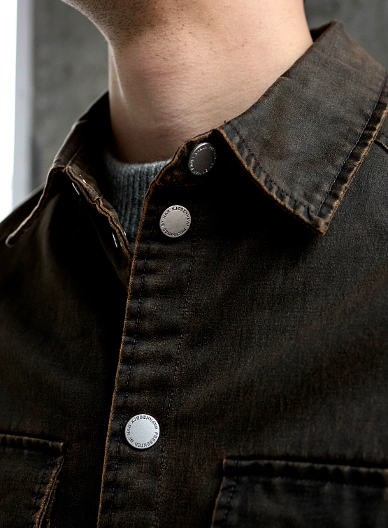 Овершот Han Kjøbenhavn Washed Overshirt Dirty Tint
