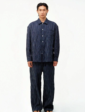 Брюки COOR Textured Stripe Lounge Navy
