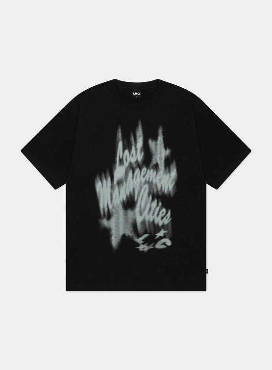 Футболка LMC Blur Layer Tee Black
