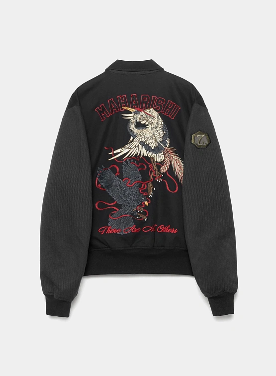 Бомбер MAHARISHI 6101 Crow & Heron M42 Flight Black