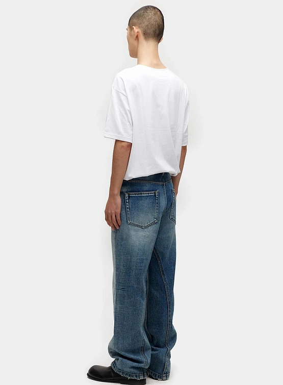 Футболка COOR Supima Cotton Semi Overfit U-Neck White