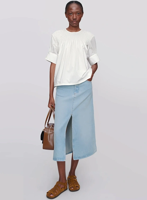 Женская юбка A.P.C. Georgia Skirt Blue