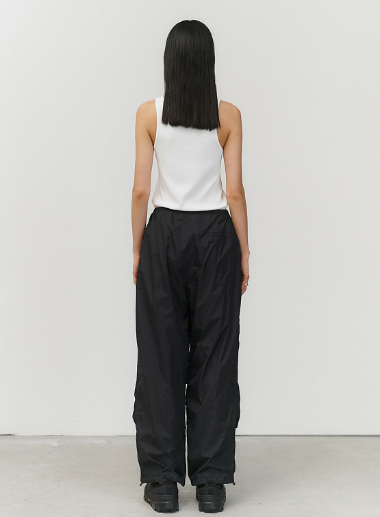 Женские брюки AMOMENTO Drawstring Pocket Pants Black