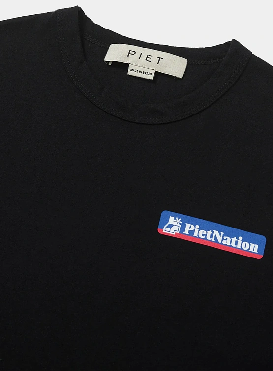 Футболка PIET Nation Black