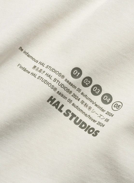 Футболка HAL STUDIOS Season 05 T-Shirt Off White