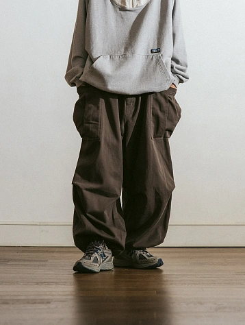 Брюки ANGLAN Jungle Cargo Balloon Dark Brown