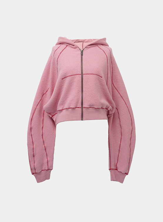 Женское зип-худи Ottolinger Multiline Hoodie Pink