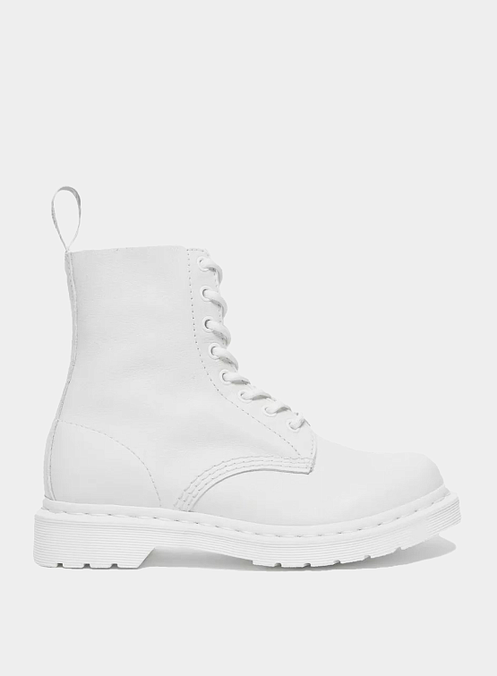 Женские ботинки Dr. Martens 1460 Pascal Mono Lace Up White
