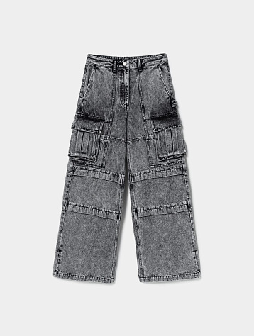 Женские джинсы JUUN.J Acid Multi-Pocket Cargo Denim Gray