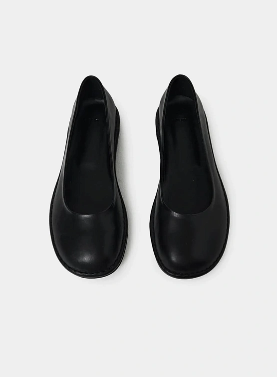 Женские балетки AMOMENTO Rounded Flats Black
