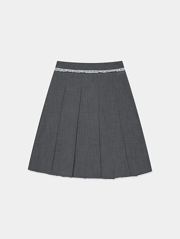 Женская юбка LMC WM Lace Pleats Midi Skirt Charcoal