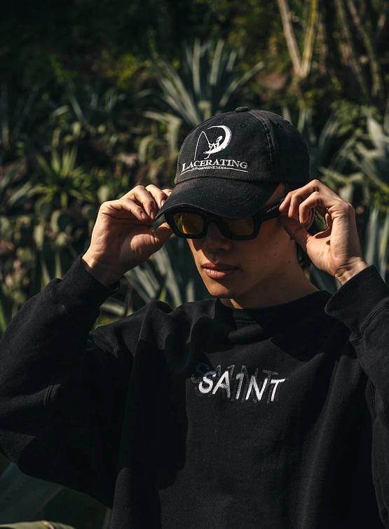 Кепка SAINT MXXXXXX 6 Panel Cap Lacerating Black