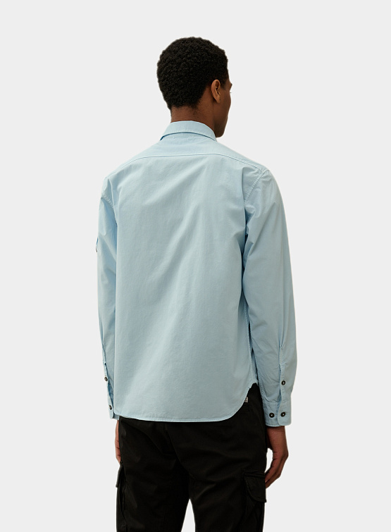 Рубашка C.P. Company Gabardine Pockets Shirt Starlight