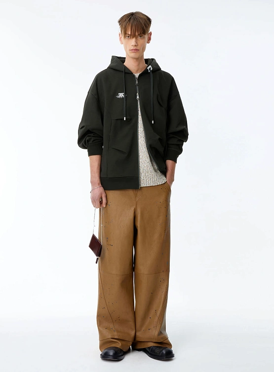 Кошелек ADERERROR Cladi Wallet Burgundy