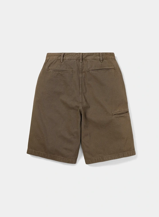 Шорты thisisneverthat Overdyed Half Short Brown