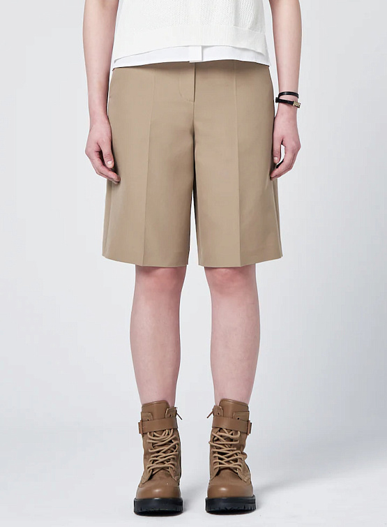 Женские шорты JUUN.J Cotton Belted Shorts Beige