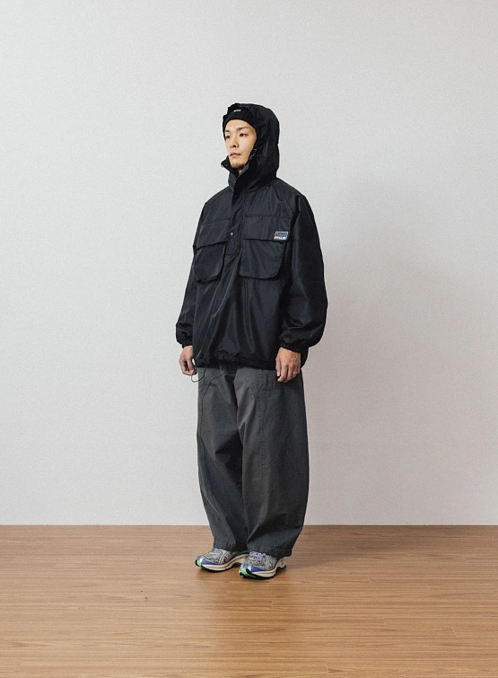 Анорак ANGLAN Double Pocket Mountain Anorak Black