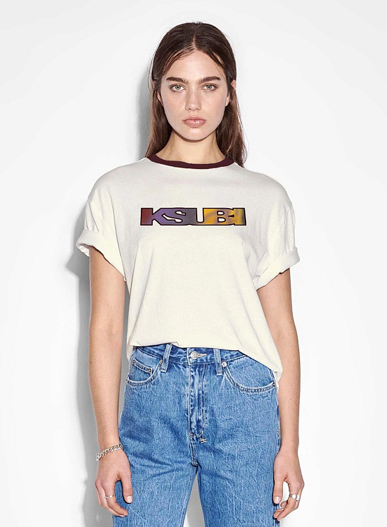 Женская футболка Ksubi Refract Sott Oh G SS Tee Euphoria
