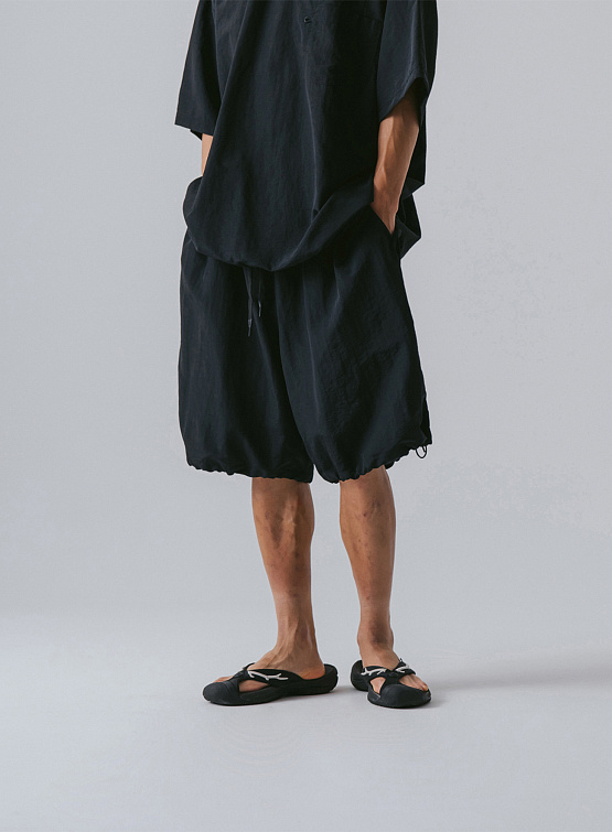 Шорты ANGLAN Ring Nylon String Half Pants Black