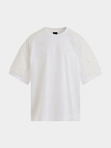 Футболка JUUN.J Layered Detail T-Shirt White