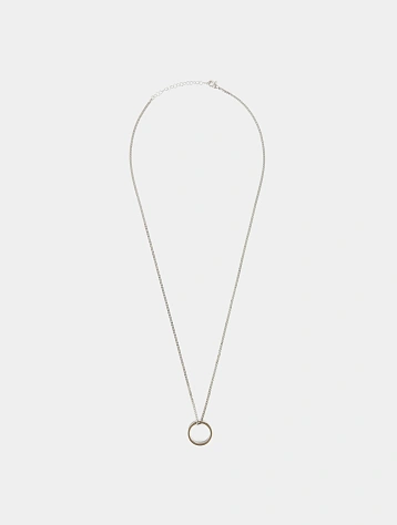 Ожерелье MM6 Maison Margiela Number Logo Ring Necklace