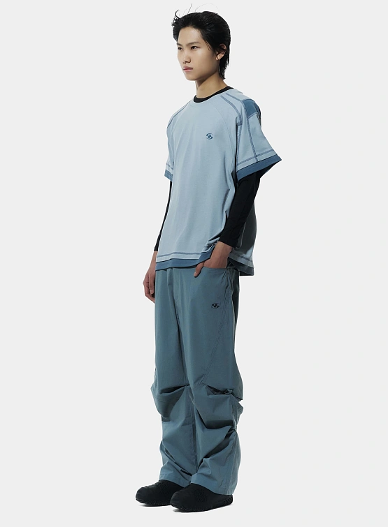 Футболка SAN SAN GEAR Mesh Paneled T-shirt Blue