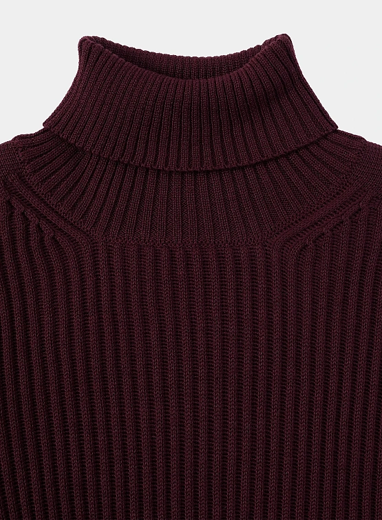 Свитер C.P. Company Re-Wool Funnel Neck Potent Purple