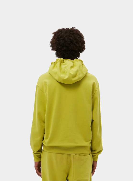Худи MSGM LS ADJUSTABLE HOOD ACID GREEN