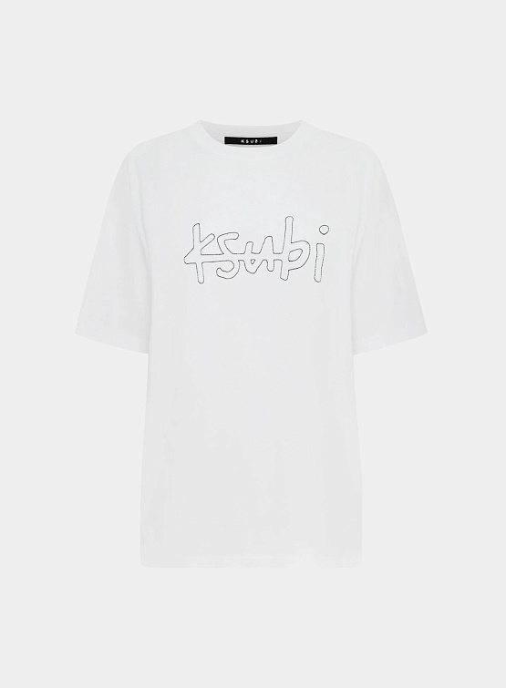 Женская футболка Ksubi 1999 Oh G SS Tee White