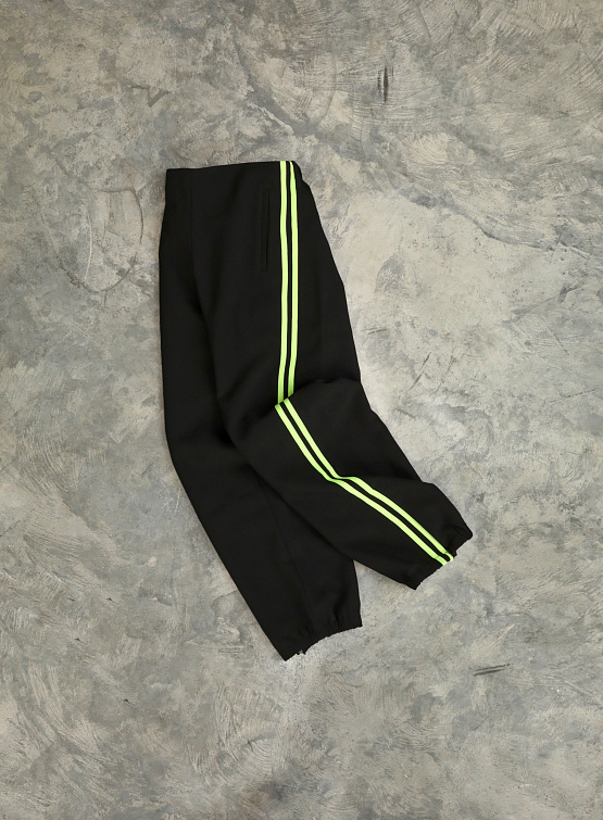 Женские брюки Open YY Side Taped Wide Black