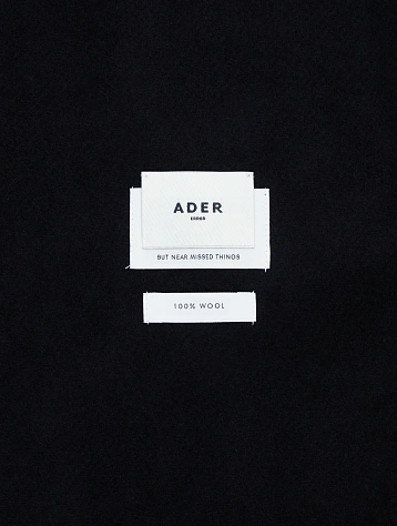 Шарф ADERERROR Fairy Solid Muffler Black