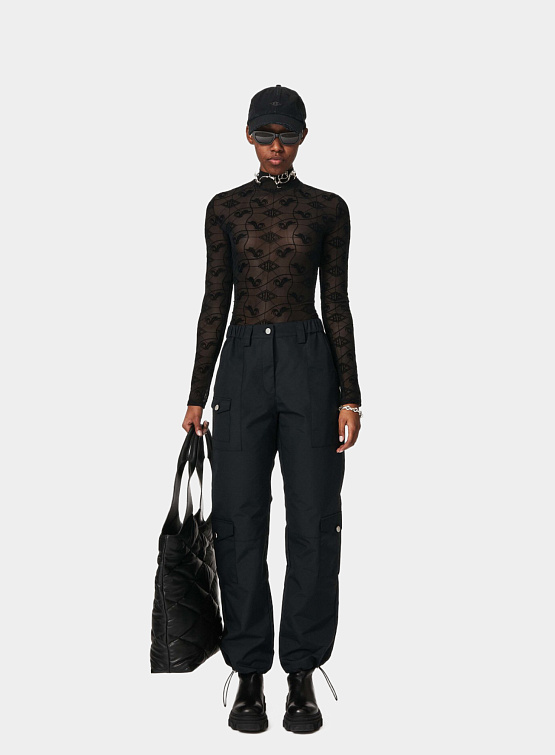 Женские брюки Han Kjøbenhavn Nylon Cargo Trousers Black