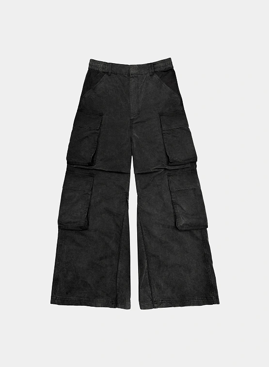 Брюки ARNODEFRANCE Rave Cargo Washed Black