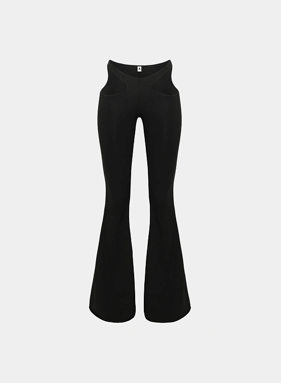 Женские леггинсы XSAI Holey Dusty Black