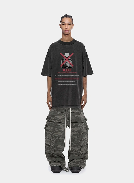 Футболка ARNODEFRANCE Forbidden Washed Black