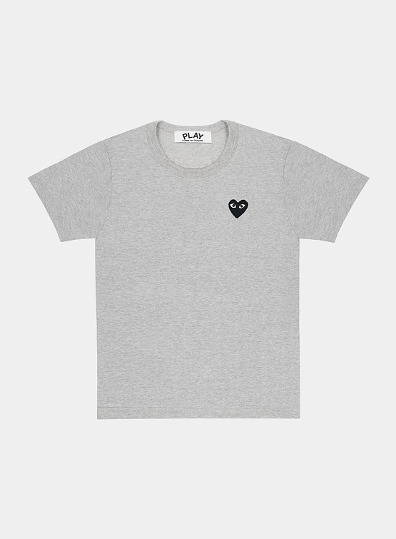 Футболка Comme des Garçons PLAY Black Heart Grey
