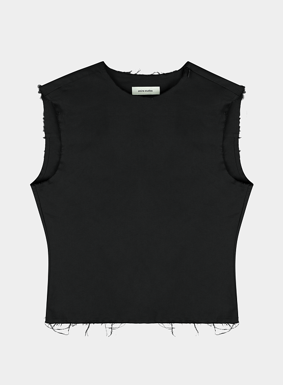 Топ entire studios Tell Tank Black Wool