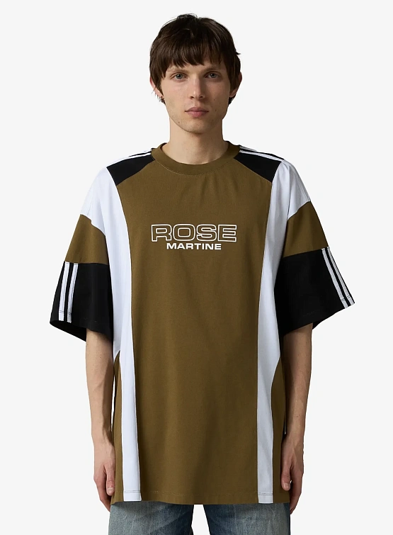Футболка Martine Rose Oversized Panelled Green