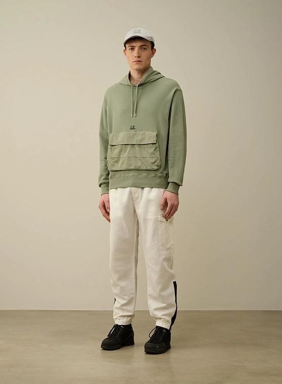 Худи C.P. Company Cotton Fleece Mixed Agave Green